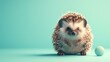 Cute and curious, this baby hedgehog is sure to delight! With its tiny, sharp quills and big, round eyes, this little creature is sure to capture your