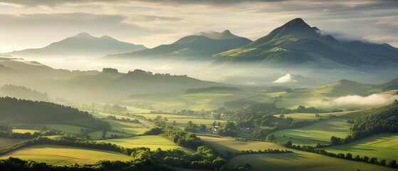 Golden Sunrise Over Majestic Slovakian Mountain Valley - Canon RF 50mm f/1.2L USM Capture