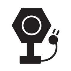 Poster - alarm alert bell Glyph Icon