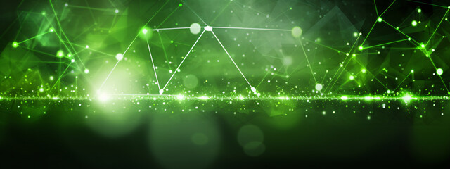green tech background