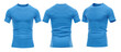 Blue Color Soccer Jersey  3d rendered for mockup 4K