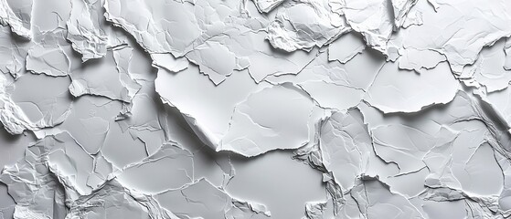 Wall Mural - A white paper's texture