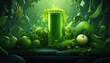 Green juice background
