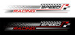 © Art Kovalenco - Racing stripes geometric lines design racing car hood sticker, dynamic arrow shapes and lines background for sporting event. racing start and finish flag. vector illustration template for motorsports