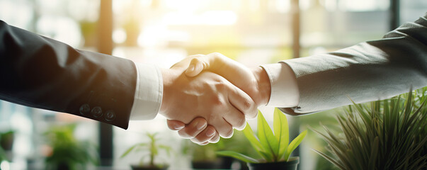 business people shaking hands