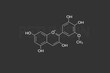 petunidin molecular skeletal chemical formula