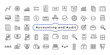 © Rubbble - Accounting and audit icon set. Taxes and accounting line icons collection. Check and audit line icons collection.