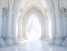 A White Room With Arches And Columns
