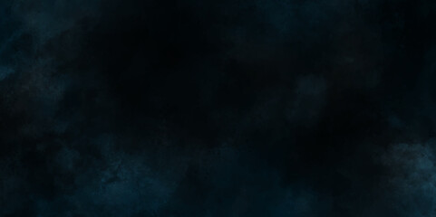 Wall Mural - Dark Blue Watercolor Background. Watercolor Wash Aqua Painted Texture Close Up, Grungy Design.