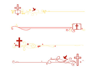 Wall Mural - A set of Christian religion themed dividers
