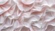 abstract landscape of pink and white ridges shimmering with delicate dots