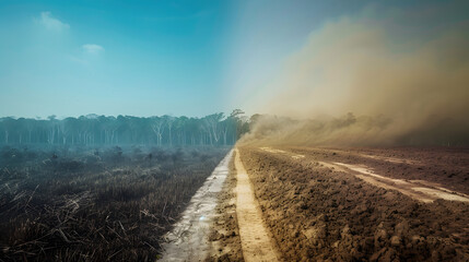 a tale of two futures: visualizing deforestation's climate impact