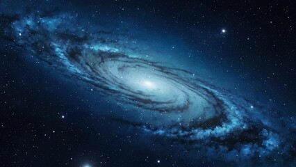 Wall Mural - Galaxy in space with stars, created with some elements made with generative AI