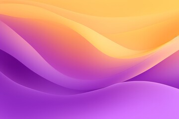 Deep Lavender to Soft Yellow abstract fluid gradient design, curved wave in motion background for banner, wallpaper, poster, template, flier and cover