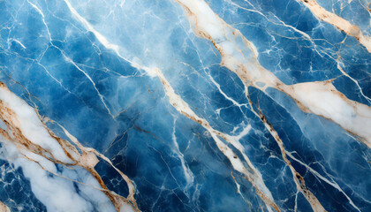 Wall Mural - Vintage blue marble granite with gilding. Texture stone. Rich golden tones. Abstract luxury surface.