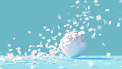 Wall Mural - snowball effect with management strategies