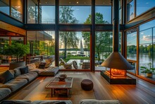 Comfort, Quality And Good Taste, In A Modern House By The Lake