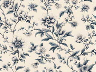  mini-floral-illustration-as-wallpaper-pen-drawing-style-evoking-vintage-simplicity-delicate-line
