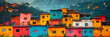 houses country Art Favelas Colorful Houses of Poor People,
A collection of houses from the collection by person