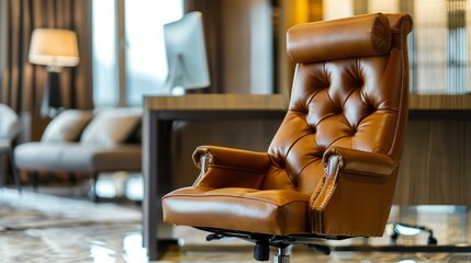 High-End Leather Executive Chair