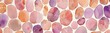 Watered orange, purple fantasy stones, pebbles, geometrical organic shapes. Graphic pattern for artistic, vintage, retro design. Disjunct colorful round design. Card, banner.