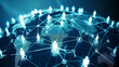 Global Telecommunication Network on Digital Globe
