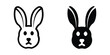 Rabbit icon. sign for mobile concept and web design. vector illustration
