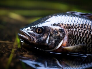 Wall Mural - a fish in the water