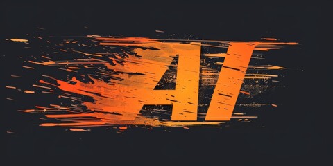 Ai background, artificial intelligence smart technologies wallpaper.