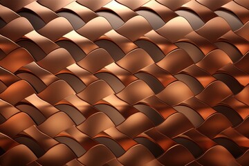 Wall Mural - Copper and bronze textures in non ferrous metals.