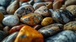 a group of colorful rocks