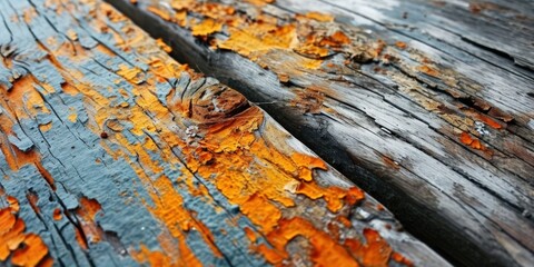 Wall Mural - close up of a wood