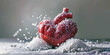 heart  with salt, sugar and fat, ai generated.