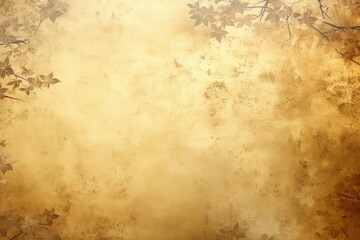 Aufkleber - Golden Japanese paper and light background material