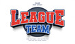© Navy Graphic - League Team Editable Text Effect Sport 3d Vintage With College Tournament