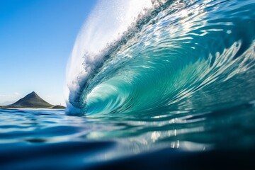 waves in the ocean. Summer vacation theme