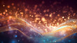 © jiejie - Abstract festive and new year background with stunning soft bokeh lights and shiny elements
