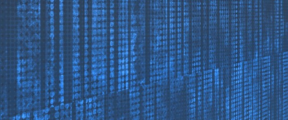 blue abstract background with halftone pattern