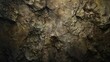 Rock texture Stone background Old weathered crumbling mountain surface in cracks background Light brown rock background : Generative AI