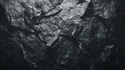 Poster - Black and white background Abstract grunge background Black stone background Dark gray rock texture Distrusted backdrop : Generative AI