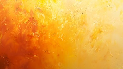 Aufkleber - Abstract yellow brown orange background Toned cement rough plaster wall texture Bright wide banner Panorama Autumn Thanksgiving Halloween concept background Copy space : Generative AI