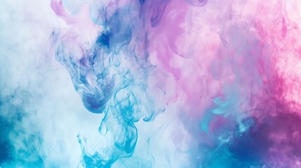 Aufkleber - Abstract watercolor Purple pink blue teal background Colorful art background with space for design Christmas Valentine Mothers day : Generative AI