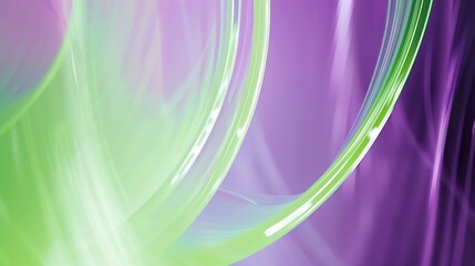 Aufkleber - Abstract colorful background Purple green background with copy space for design Wide banner : Generative AI