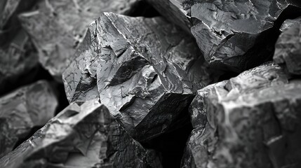 Aufkleber - Black and white background Abstract grunge background Black stone background Dark gray rock texture Distrusted backdrop : Generative AI