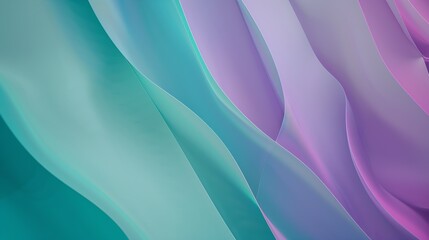 Aufkleber - Turquoise teal purple pink background Colorful abstract geometric pattern background with copy space for design Web banner : Generative AI