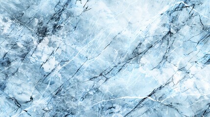 Leinwandbilder - Blue white grunge background Light blue stone background Toned mountain texture closeup Banner with copy space for your design Decorative volumetric rock background : Generative AI