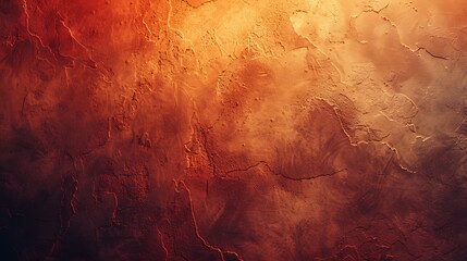 Aufkleber - Dark red orange textureToned rough concrete wall surface Closeup Bright colorful background with space for design Autumn Halloween Empty Rusty color : Generative AI