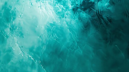 Leinwandbilder - Blue turquoise green abstract background Gradient Toned grunge texture Background with copy space for design : Generative AI
