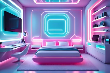 Future High-Tech Bedroom