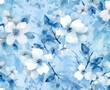 blue blossom background